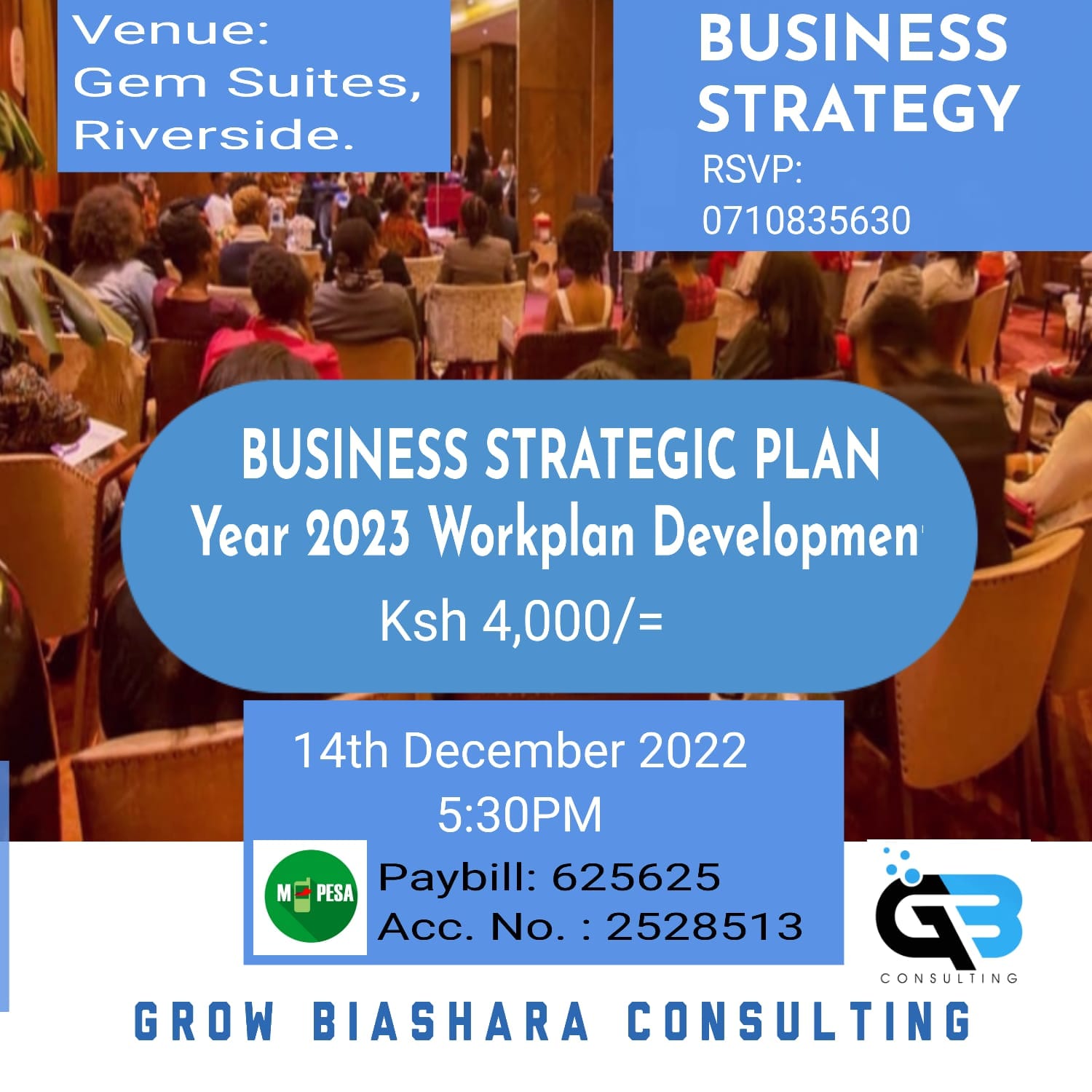 Business Strategic Plan Year 2023 Workplan development